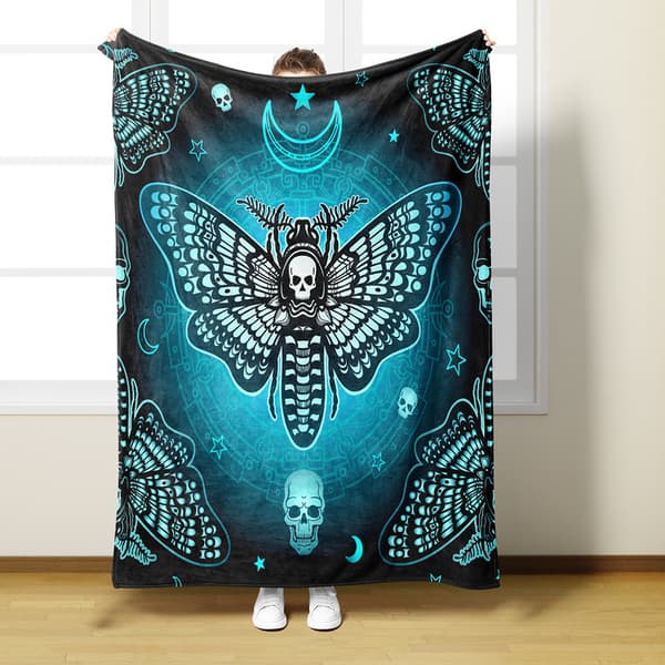100CM x 130CM Halloween-teppe, perfekt for sofesenger til fester - 22