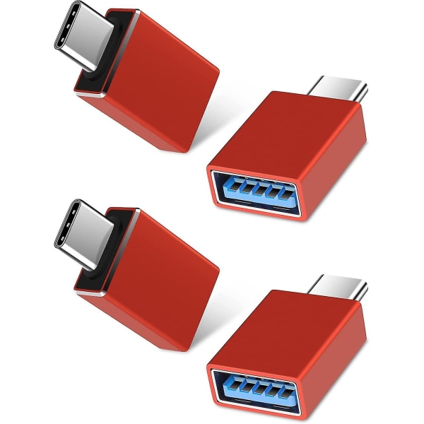 4pack USB C till USB adaptrar