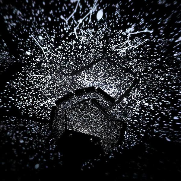 Julelys med 60 000 stjerner, stjernehimmel-projektor, DIY-montering, hjem