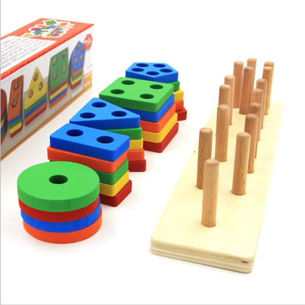 Montessori Leker For 2 til 3 År Gamle Gutter Jenter Småbarn, Tre