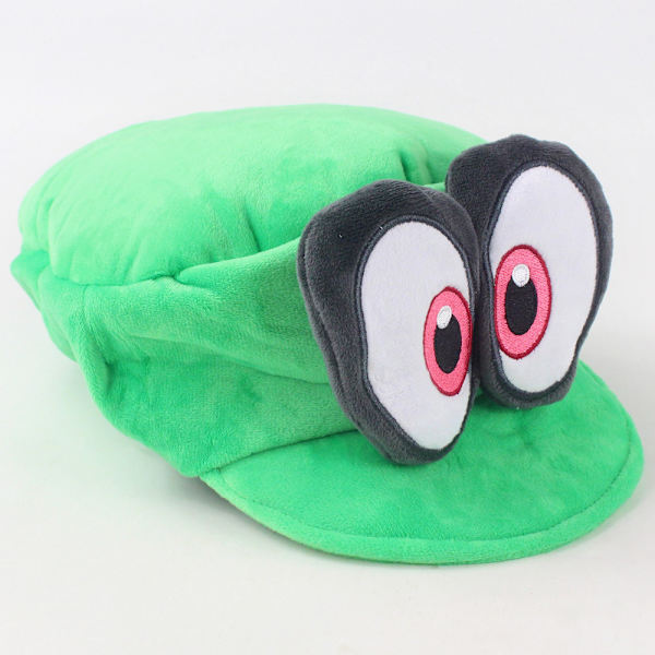 Super Mario Odyssey Hat Rollespils Kostume Tilbehør - Grøn
