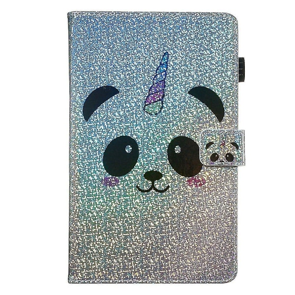 Panda Glitter Glitter Pu case för Samsung Galaxy Tab A8 (2019) / Tab A med S Pen P200 / P205
