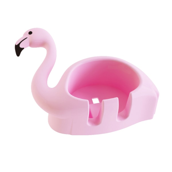 Flamingo Tandborsthållare, Söta Djur Tandborsthållare Vägg Hängare, Hålfri