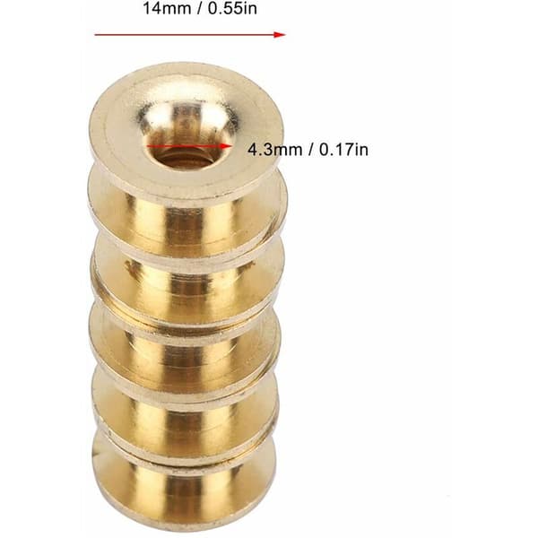 5 stk Premium Metall Universal Gras Trimmer Hode Grommets Grommets
