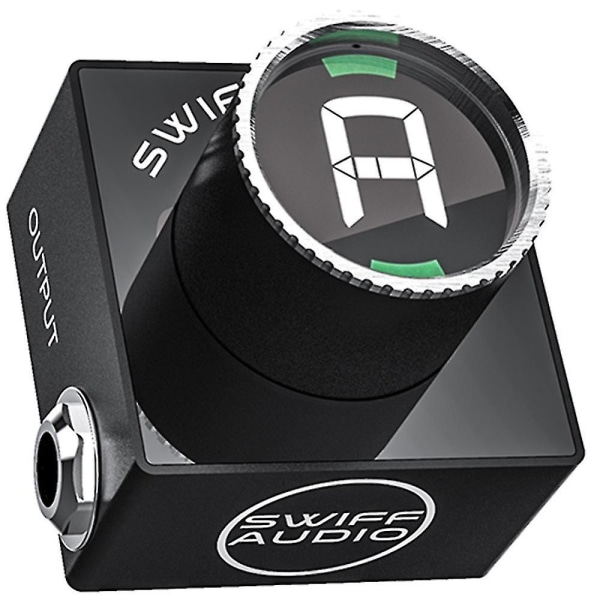 Audio C10 Mini Pedal Tuner Tuner Hd Led Display För Färggitarr Bas Mute Tuning Justerbar A4 Ra