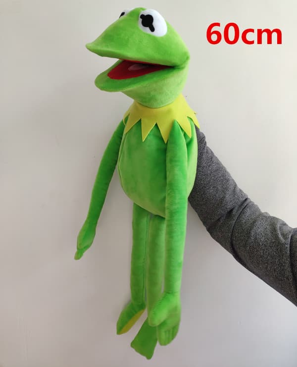 Överdimensionerad 60 cm Grön Groda Plysch Hundleksak