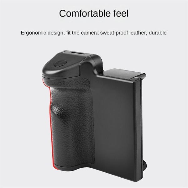Smartphone Selfie Grip Bluetooth Fjärrkontroll Mobilfäste Hållare Bluetooth Griphjälpmedel Med Tr
