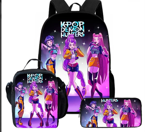 K-pop Demon Hunter Ryggsäck Trio-8