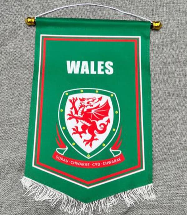 VM-bannere, veggbannere, gaver til gutter og jenter - Wales