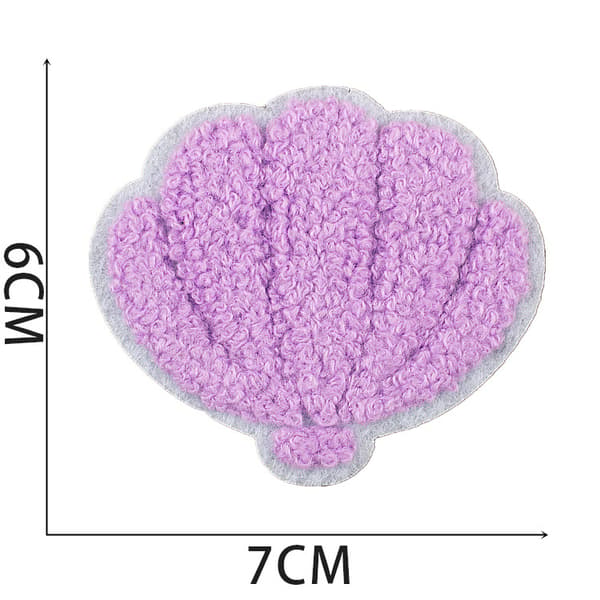 13 stk Broderte blomster serviettlapper, skall broderte stoff p