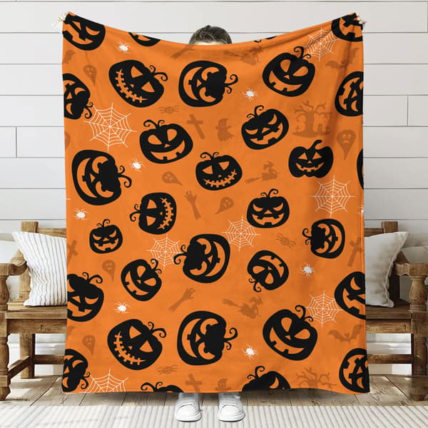 150CM x 200CM Halloween-tæppe, perfekt til festsofaer-64