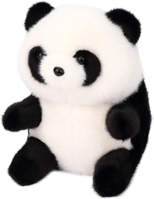 Panda Udstoppede Dyr Bløde Legetøj, Sød Panda Dukke, Blød Panda Plys, f