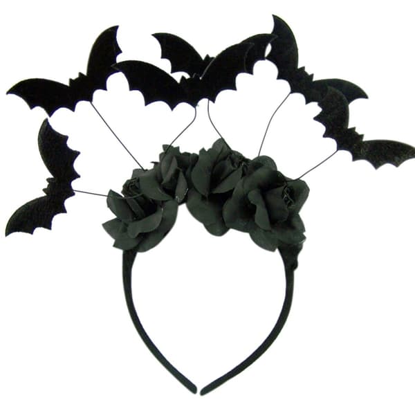 5 kpl Halloween Musta Lepakko Pääpanta Asuste