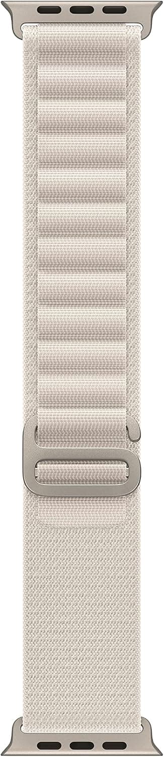 Apple Watch 49 mm Starlight Alpine Loop