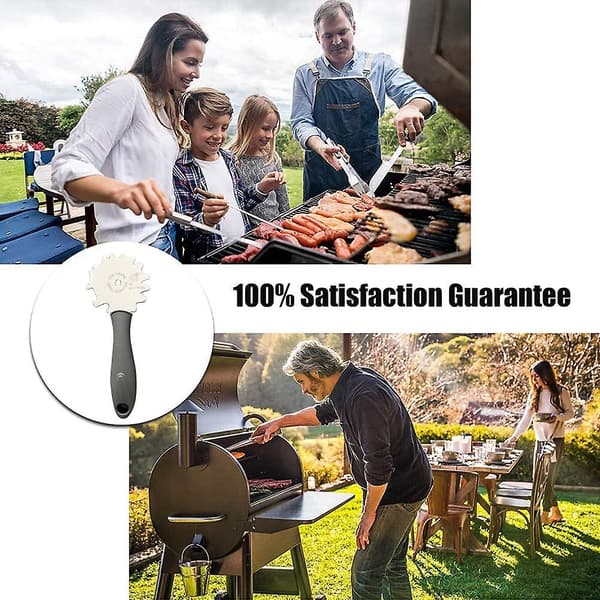 Grillbørste i rustfritt stål - Grillskrape for grillrist