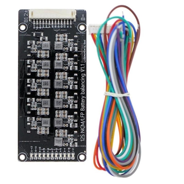 1.2a Högströmsutjämningsmodul Litiumbatteri Active Equalizer Energy Board 12s induktans