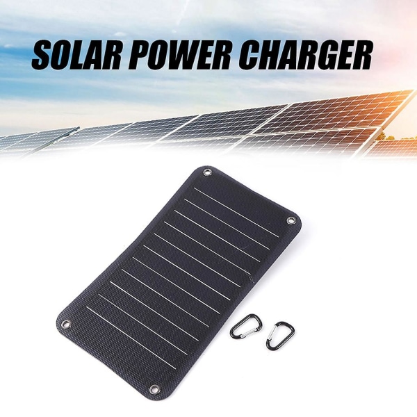 Sunpower Solar Batteri 10w 2a Mini Solar Panel Laddare För Mobiltelefon Power Bank