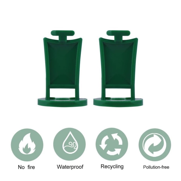 50 st Greenhouse-klämmor Stabila Växtställ Hängande Enheter Öglor För Växthus Plastklämma