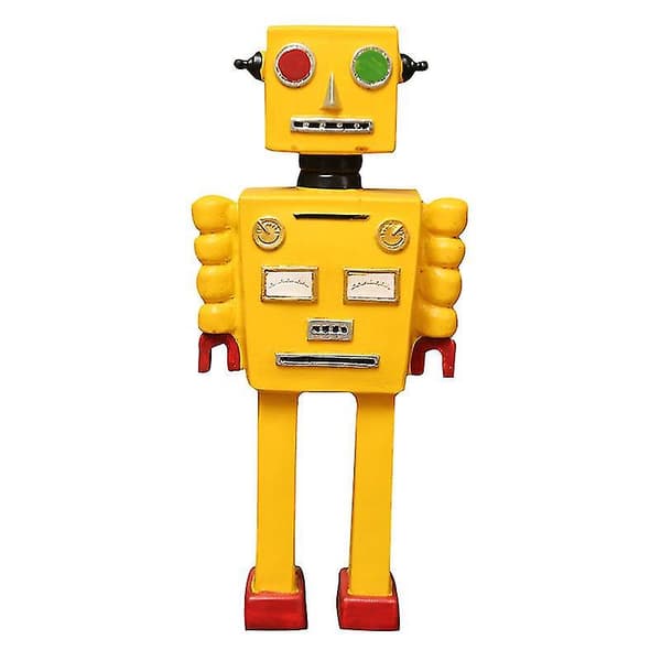 2 st Retro Leksaksrobot Unik Julgranspynt