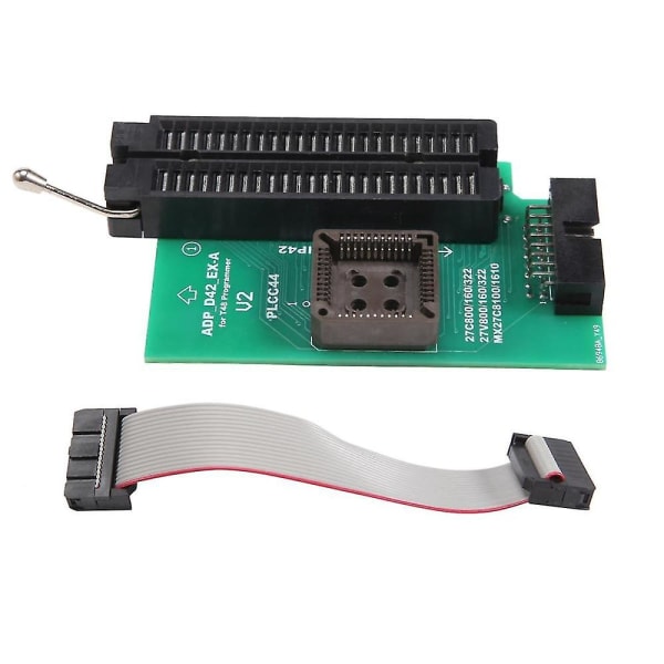 För Xgecu Adp D42 -a Adapter + Zif Socket För Plcc44 Dip42 27cxxx 27vxxx Eeprom Använd endast på T48(tl8)