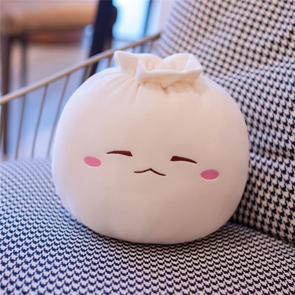 Sjov Mad Plys Legetøjs Pude, Squishy Afstressende Dumpling Fyld