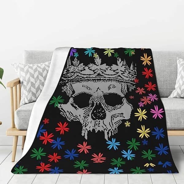 100CM x 150CM Halloween Tæppe, Perfekt til Sofaer og Senge til Fester - 21