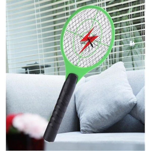 Elektrisk fluga Insekt Bug Zapper Fladdermusracket Swatter Bug Mygggeting Pest Killer Fumigator Repellent Uppladdningsbar Hållbar - -subaoe