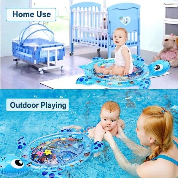 Vatten lekmatta baby vattenmatta leksak främjar barnets sinnen