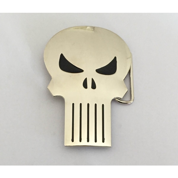 Punisher Zink-legering Bältespänne Ghost Head Series Bältespänne