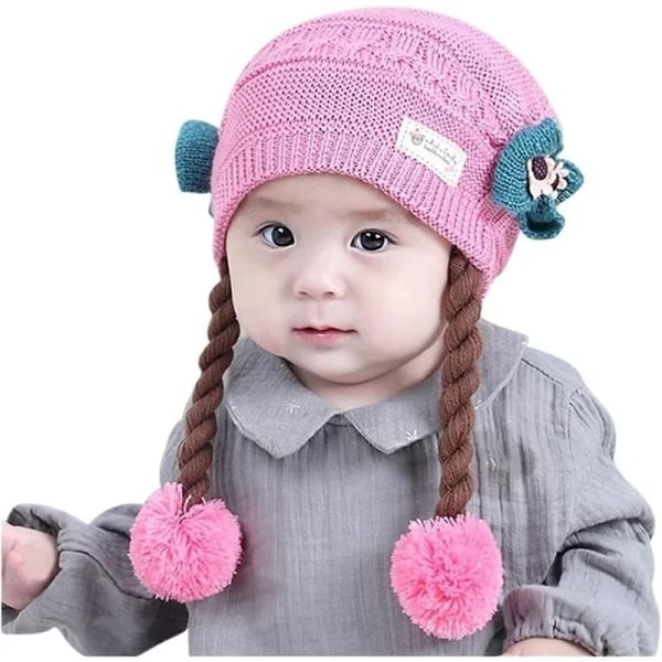 mer än 4 månader Newborn Baby Cute Hat Little Girl Hat