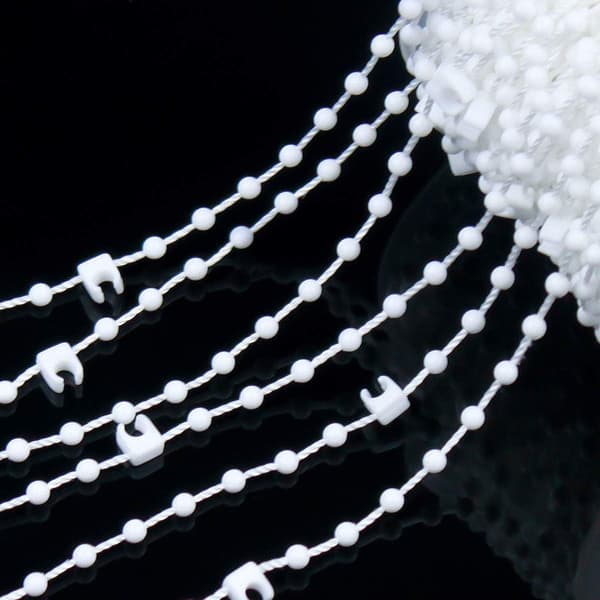 20 Meter Länkar Vertikala Persienner Bottenkedja med 5 Stycken Plast