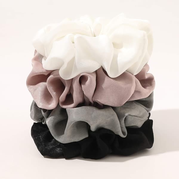 Hårband för kvinnor - Stor siden satin scrunchie extra stor jumbo G