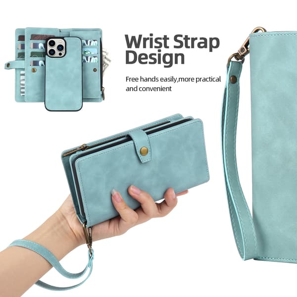 iPhone 7/8 Plus Multifunksjonelt Telefondeksel - Blå