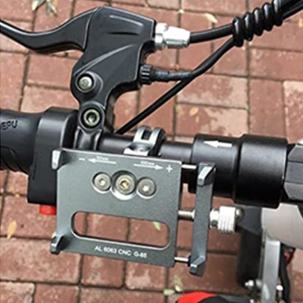 Cykeltelefonhållare, mobilhållare för mountainbikecykelstyre och stammobilhållare Justerbar mobiltelefonhållare i aluminiumlegering