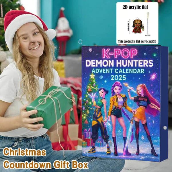 Julekalender 2025, K-Pop Devil Hunter Julekalender, Julegaver, Juletrepynt - Sett A