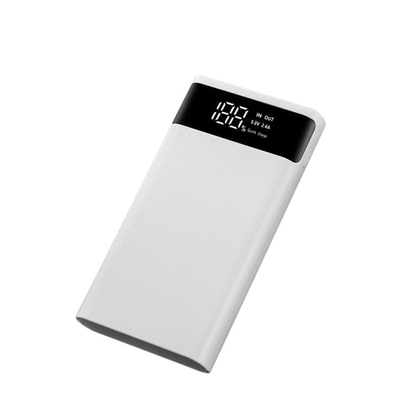 Dual USB Qc3.0 6x18650 Batterier Diy Power Bank Box Case Fodral Snabbladdare Skal för mobiltelefon Tablet Pc Kit