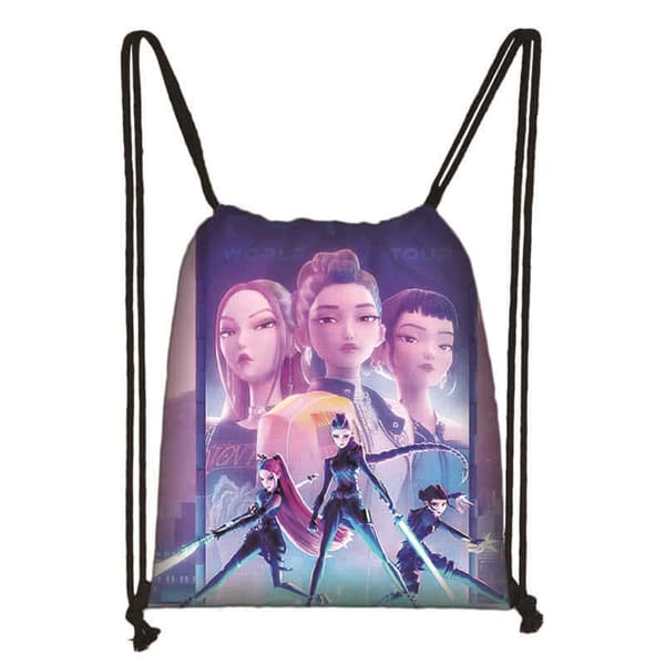 Kpop Huntresses Kiristysnyörillinen Tasku-7