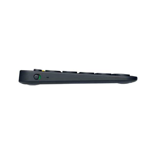 Trådlöst tangentbord för flera enheter, Bluetooth, enkel växling, 2 års batteritid, för PC, bärbar dator, Windows, Mac