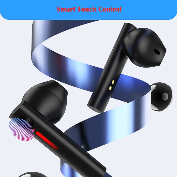 Bluetooth 5.0 hörlurar Trådlösa hörlurar 9D Stereo Sportspel Bluetooth hörlurar