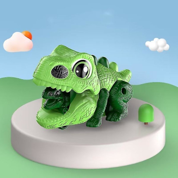 Barns Dinosaurie Katapult Bil Coasting Press Bil Barns Leksak Bil Förälder-barn Interaktiva pedagogiska leksaker