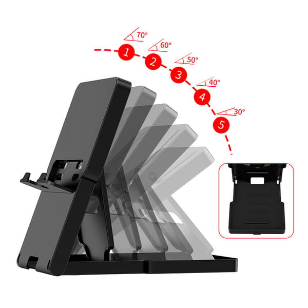 1 stk (blå) egnet til Nintendo Switch-holder, lille og let