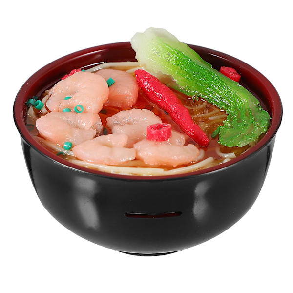 Simulerad Matmodell Spargris Japanese Ramen Skål Pengaburk Dekoration