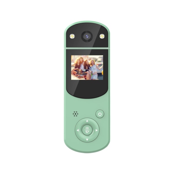 Digital Dv-kamera Minikropp Bilkamera Videoinspelare Mp3-spelare 1080p Hd-skärm med infrarött nattljus Roterande lins för sport hemmakontor Accompa
