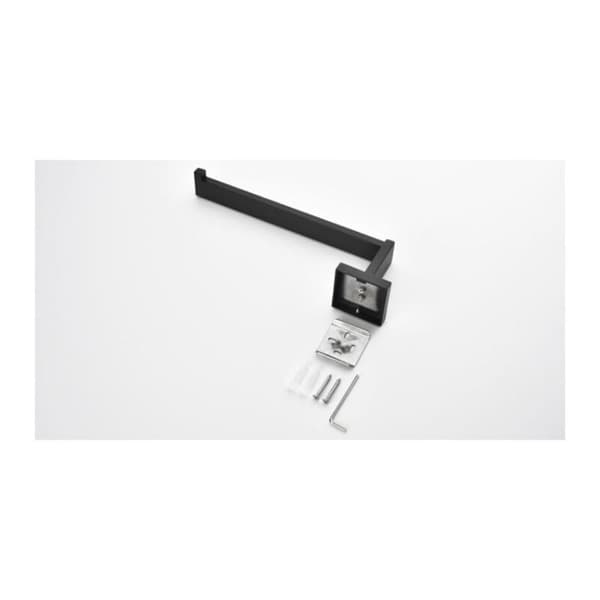 Sort Toiletpapirholder, Rustfrit Stål Rulleholder Toiletpapir