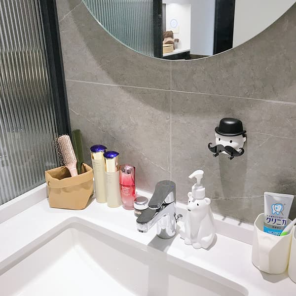 Sugerør Dusjholder, Barberhøvelkrok, Passer til Dusj B