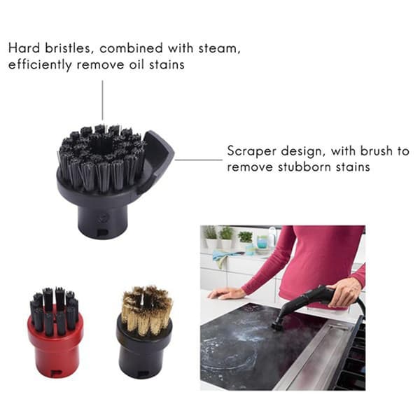 Fönstermunstycke Skrapa Rund Borste För Karcher Sc1 Sc2 Sc3 Sc4 Sc5