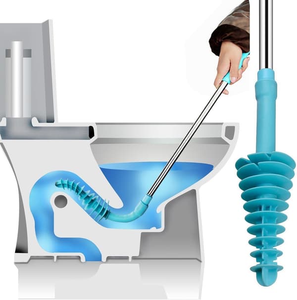 Toalettpropp Unblocker Sugkopps-Piston Typ Siphon-Typ