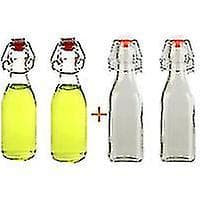 Fars Dag-present - 4 st 250 ml Vinflaska Pressglas Förseglad
