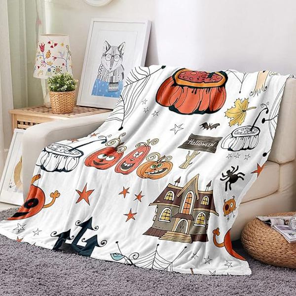 150CM x 200CM Halloween-teppe, perfekt for sofaparty-senger-13