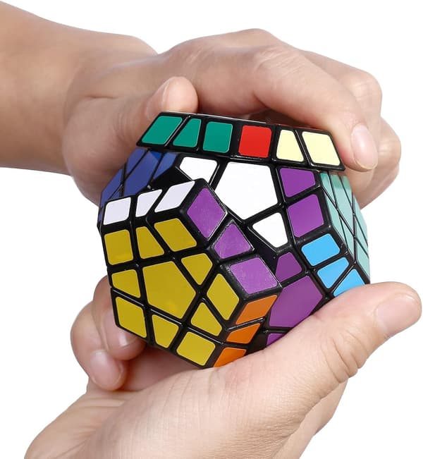 3x3 Megaminx Speed ??Cube Puslespill, Svart